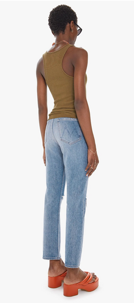 High Waisted Rider Flood