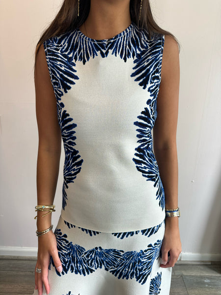 Aylin Knit Jacquard Top