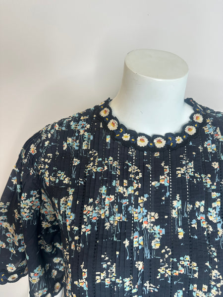 Mona Print S/SLV Mini Dress