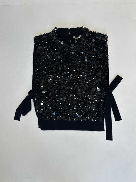 Cosima Embroidered Cashmere Vest
