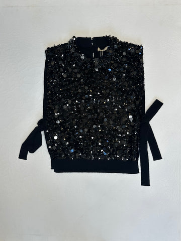 Cosima Embroidered Cashmere Vest