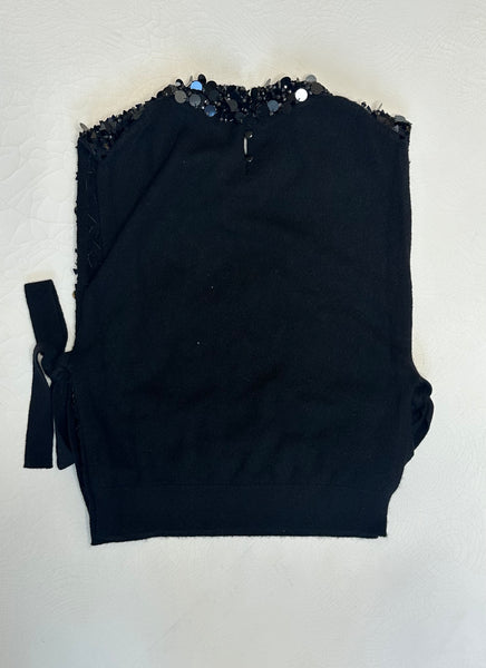 Cosima Embroidered Cashmere Vest