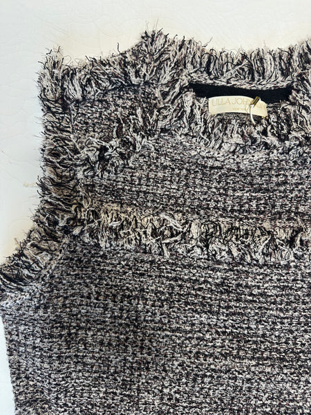 Kassi Knit Tweed Sleeveless Top