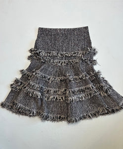 Andi Knit Tweed High Waisted Skirt