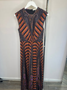 Violeta Pleated Sleeveless Dress
