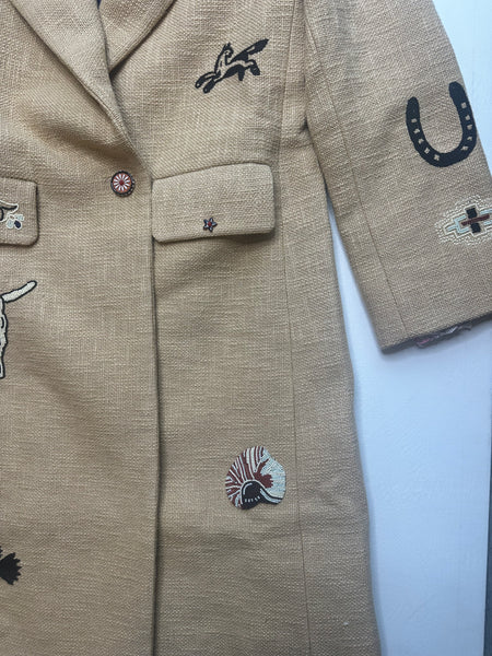 Petunia Desert Tattoo Coat