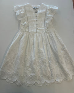 Jeanette S/SLV Eyelet Tunic Dress