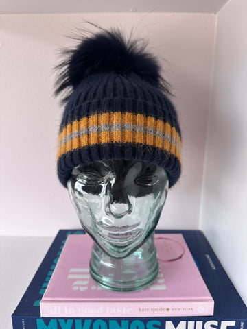Blue and Gold Hat