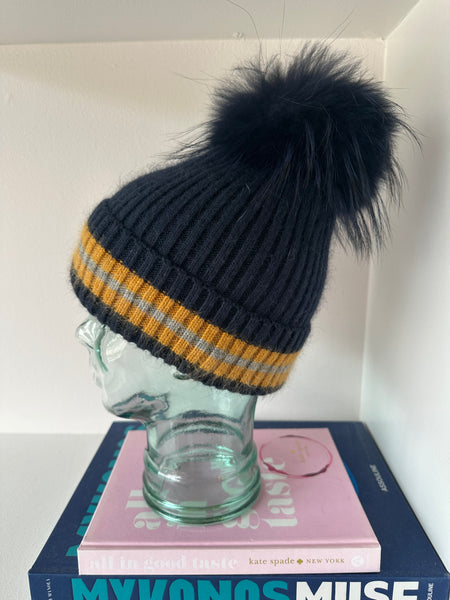 Blue and Gold Hat