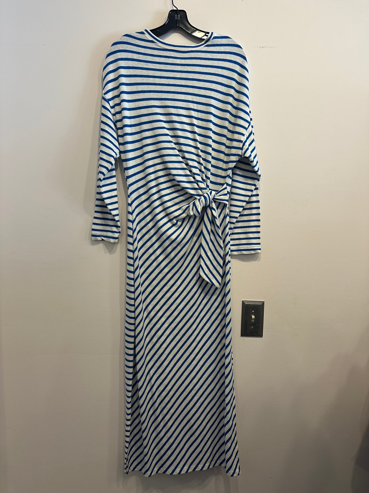 Long Sleeve Vanilla Cinched Dress