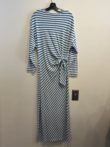 Long Sleeve Vanilla Cinched Dress