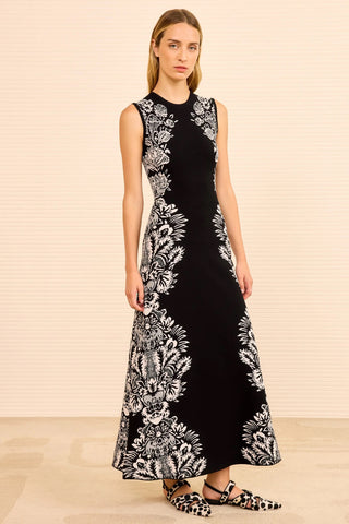 Liana Jacquard Long Dress
