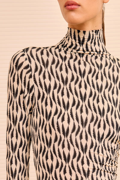 Aurelia Jersey Long Sleeve Turtleneck