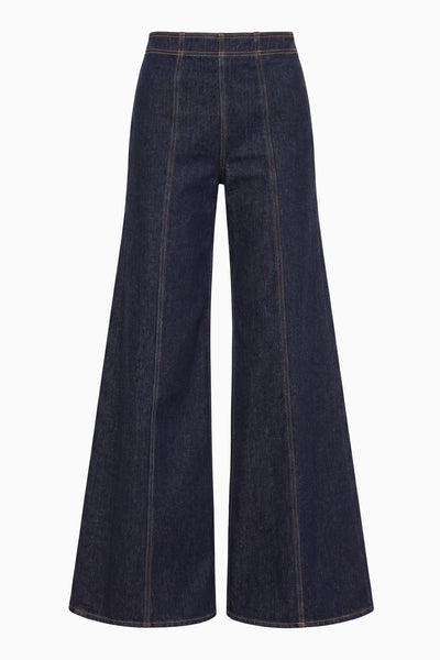 The Bianca Wide Leg Seamed Jean
