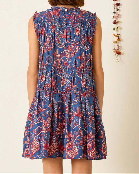 Jule Delft Hive Silk Dress