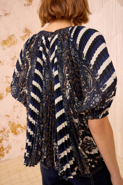 Dafne Pleated Blouse