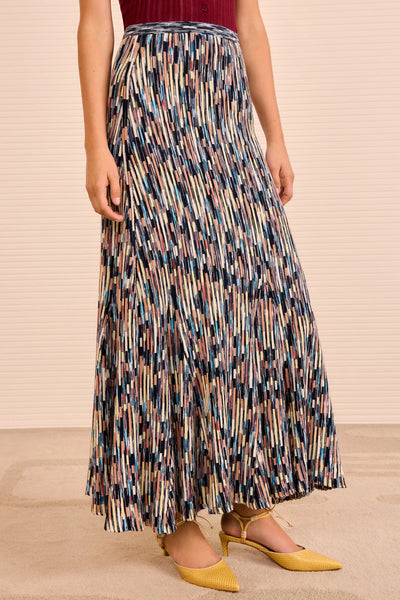 Marceline Multicolor Long Skirt