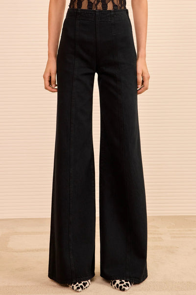 The Bianca Wide Leg Seamed Jean
