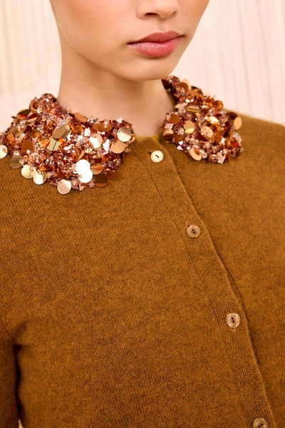 Margaux Embroirdered Cashmere Cardigan
