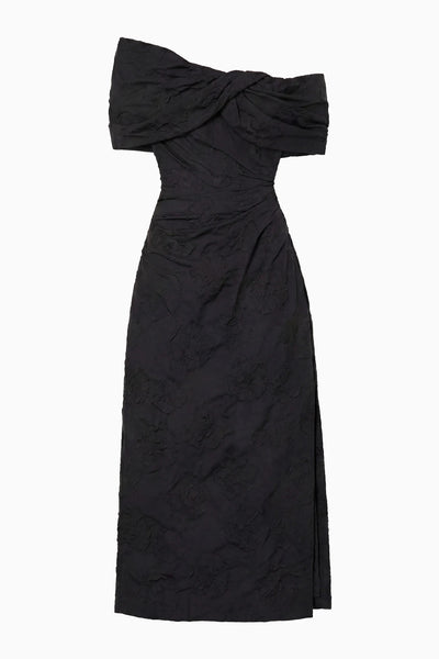 Violeta Off the Shoulder Cloque Dress