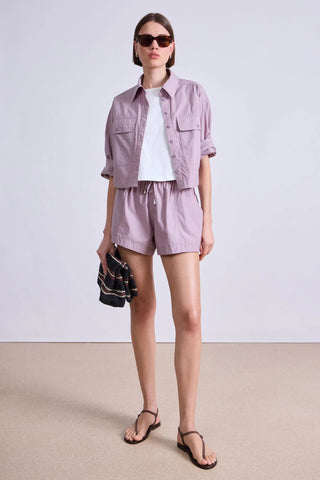 Cropped Utility Shirt