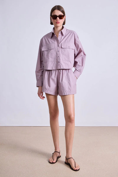 Cropped Utility Shirt