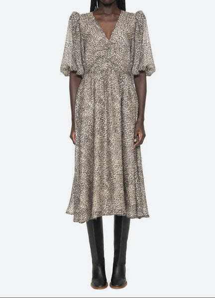 Charlize Ruched S/SLV Dress