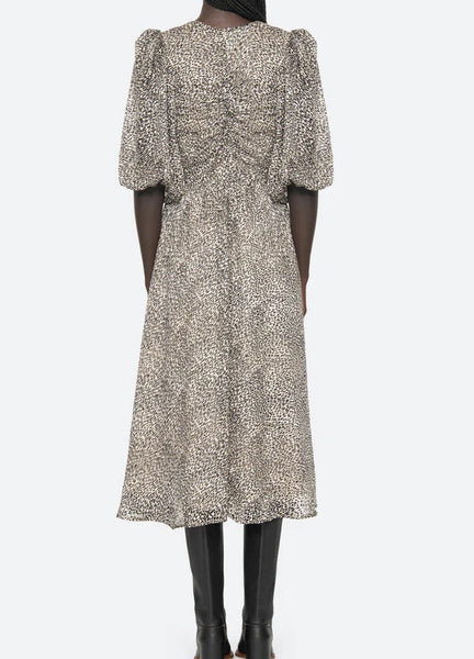 Charlize Ruched S/SLV Dress