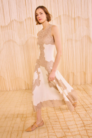 Arlette Sleeveless Handkerchief Dress