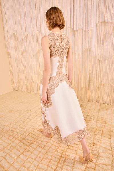 Arlette Sleeveless Handkerchief Dress