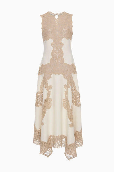 Arlette Sleeveless Handkerchief Dress