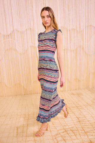 Ajak Sleeveless Knit Midi Dress