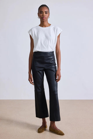 Rene Flare Leather Pants