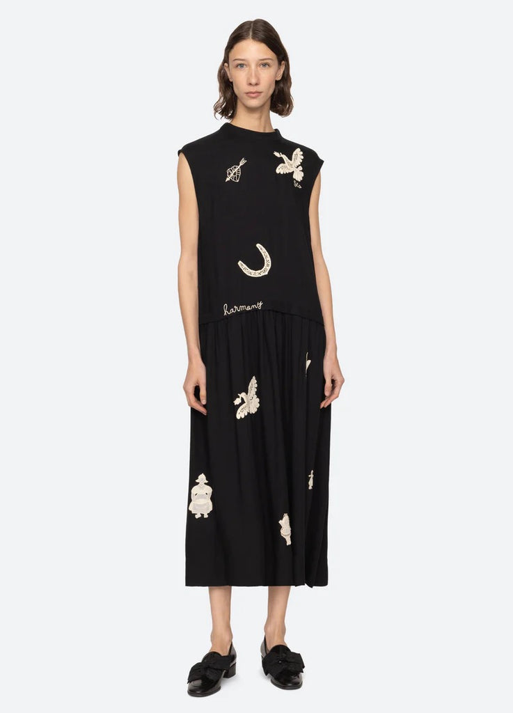 ellison midi dress The Ellison Denim Midi Dress
