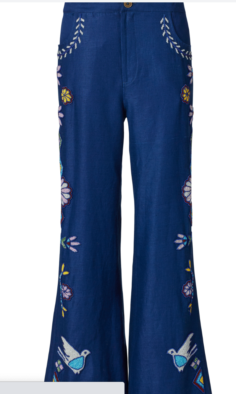 Bunny Navy Beaded Jean