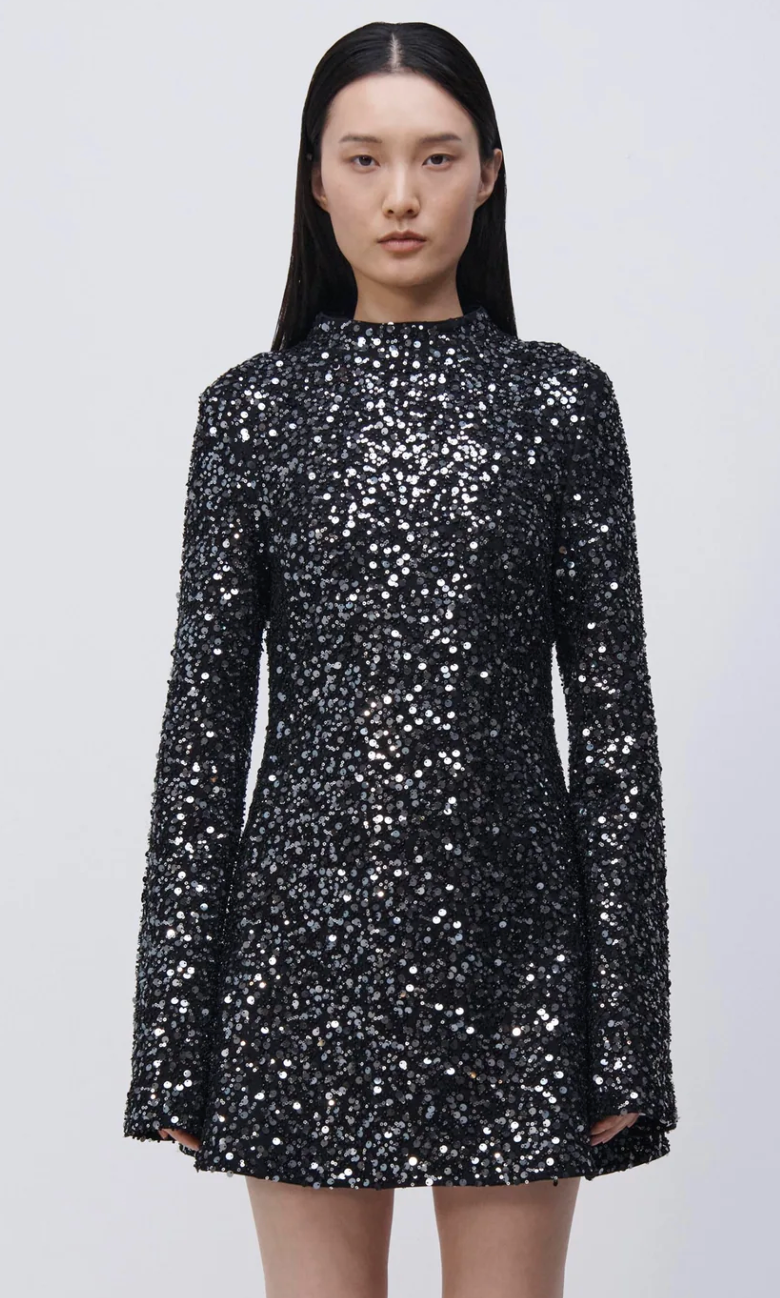 jonathan simkhai glitter dress $695 Jonathan Simkhai Pink Sequin Dress by Jonathan Simkhai