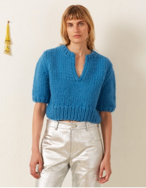 Leni Lapis Knit Top