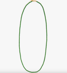 Enamel Barrel Chain Necklace