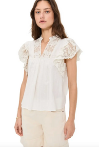 Jolie Flutter Sleeve Top