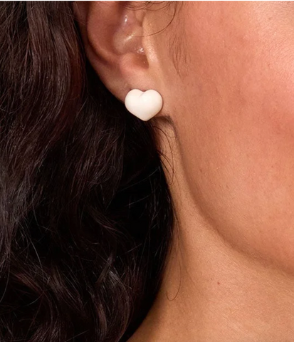 Petit Mylar Heart Earrings