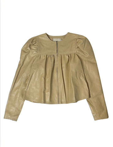 Anouk Zip Up Leather Jacket