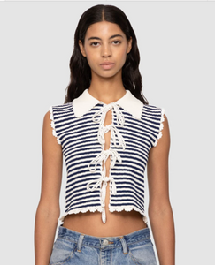 Addy Striped Knit Vest