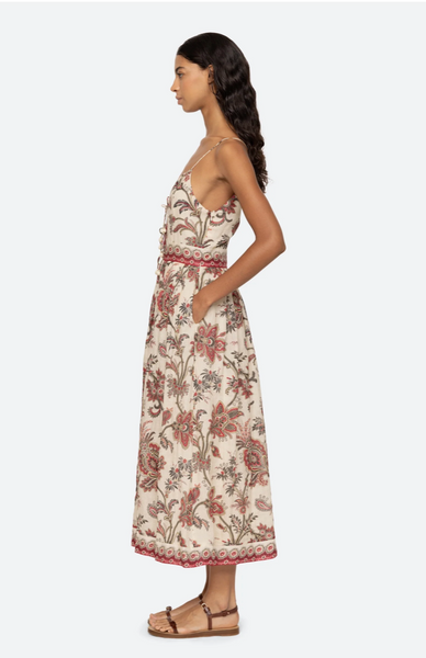 Casandra Print Slip Dress