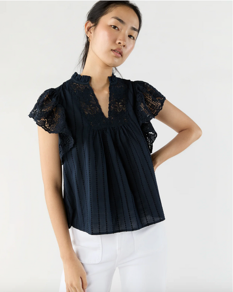 Jolie Flutter Sleeve Top