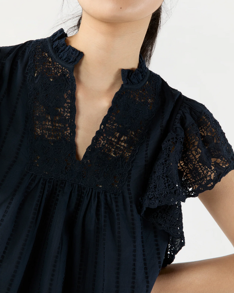 Jolie Flutter Sleeve Top