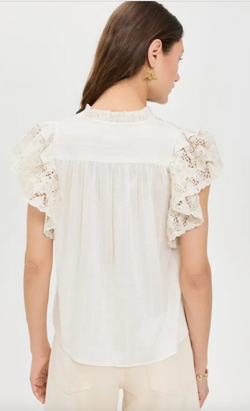 Jolie Flutter Sleeve Top