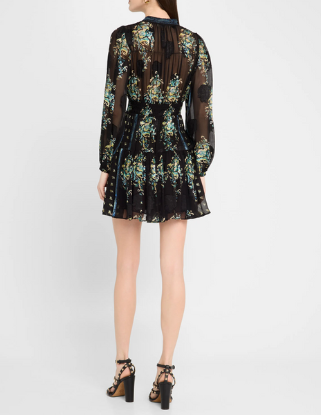 Maris Necktie Long Sleeve Dress