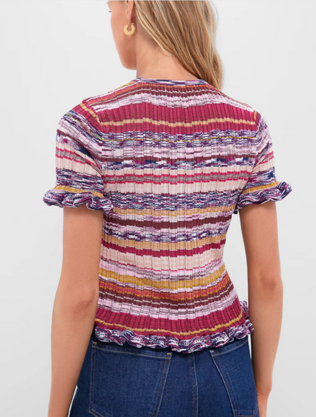 Miya Short Sleeve Knit Top