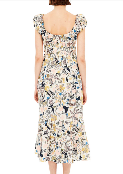 Paloma Cap Sleeve Midi Dress