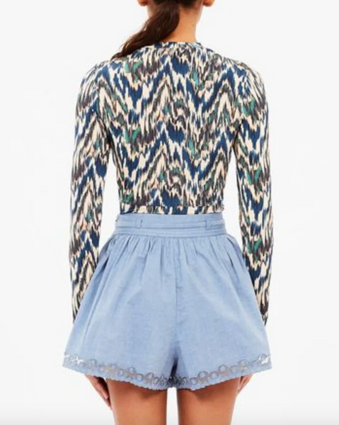 Neri Long Sleeve Ruched Top